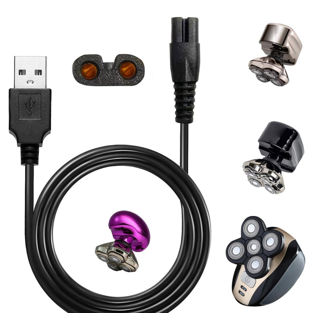 MAWAER Universal Head Shaver Power Charger Cord Compatible with Skull SHAER FreedomShaver and Some Brands., Head Shaver Charger Cord for Many Brands