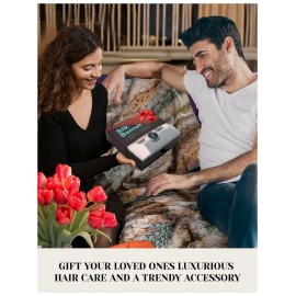 Real Silk Bonnet for Sleeping Women with Curly, Straight, & Fine Hair - Hair Cap for Sleep - Premium Alternative to Double Layer Satin Bonnet - Silk Wrap for Sleep with Wonder Loop Tie - Lavender