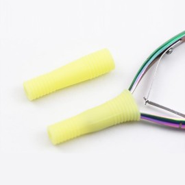 lasenersm 6 Pieces Silicone Scissor Cover Round Scissor Cap Scissor Sleeve Scissor Protective Sleeve Scissor Protector Scissor Tip Protector for Dead Skin Scissor Nail Cuticle Scissor, Multicolor