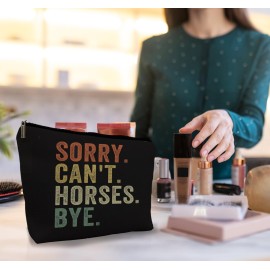 uinwk Horse Lover Cowgirl Rodeo Makeup Bag - Funny Gifts For Horse Lovers