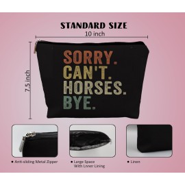 uinwk Horse Lover Cowgirl Rodeo Makeup Bag - Funny Gifts For Horse Lovers