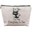Cat Makeup Bag,Cat Gifts For Cat Lovers,Cat Themed Gifts,It\'s Fine I\'m Fine Everything Is Fine Makeup Cosmetic Bag Pouch,Gifts For Cat Owners Women Teen Girls