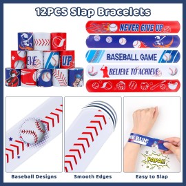 ANPHILE Baseball Party Favors, Baseball Birthday Party Favors with Treat Bags for Baseball Birthday Decorations Goodie Bag Stuffers