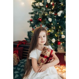  Happy New Year Headband for Women Girls, Rainbow Colorful, 1 Pack