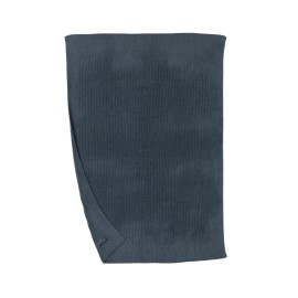 Barefoot Dreams CozyChic Lite Ribbed Baby Blanket, Smokey Blue 30x40