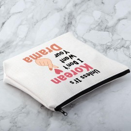 MNIGIU Finger Heart Makeup Bag - Korean Lover Gift for Korean Drama Fans MNIGIU Finger Heart Makeup Bag - Korean Lover Gift for Korean Drama Fans