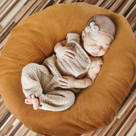 Muslin Bassinet Fitted Sheets, 2 Pack for Baby Boy and Girl, Soft Breathable Stretchy Baby Pad/Mattress Sheet Set, Universal Fit for Hourglass Oval and Rectangle Bassinet Mattress (Elegant Colors)