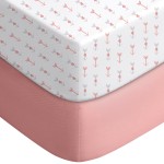 Yoofoss Baby Crib Sheets for Boys Girls, Fitted Crib Sheet 2 Pack for Standard Crib and Toddler Mattress, Super Soft Microfiber Baby Sheet 28x52x8in(Arrow)