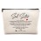 kdqua Soul Sister Gifts Makeup Bag, Sisters Gifts from Sister, Soul Sister Gifts for Women, Bestie Friends Sister in Law BFF Birthday Gift Linen Cosmetic Bag Zipper Pouch Travel Toiletry Bag