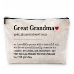 Sufamb Grandma Makeup Bag - Gift for Great Grandma, Mother\'s Day, Birthday - Small Cosmetic Bag for Purse