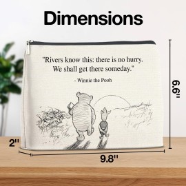 YeleY Winnie the Pooh Gifts for Women Girls, Classic Winnie the Pooh Makeup Bag for Girls Women Friends Sisters Daughter Pooh Bear Cosmetic Bag Pouch YeleY Winnie the Pooh Gifts for Women Girls, Classic Winnie the Pooh Makeup Bag for Girls Women Friends Sisters Daughter Pooh Bear Cosmetic Bag Pouch