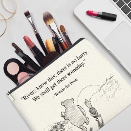YeleY Winnie the Pooh Gifts for Women Girls, Classic Winnie the Pooh Makeup Bag for Girls Women Friends Sisters Daughter Pooh Bear Cosmetic Bag Pouch YeleY Winnie the Pooh Gifts for Women Girls, Classic Winnie the Pooh Makeup Bag for Girls Women Friends Sisters Daughter Pooh Bear Cosmetic Bag Pouch