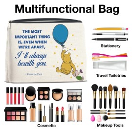 YeleY Friendship Winnie the Pooh for Women Friends Cute Winnie the Pooh Cosmetic Makeup Bag for Teens Women Friends Soul Sister YeleY Friendship Winnie the Pooh for Women Friends Cute Winnie the Pooh Cosmetic Makeup Bag for Teens Women Friends Soul Sister