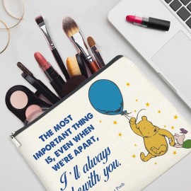 YeleY Friendship Winnie the Pooh for Women Friends Cute Winnie the Pooh Cosmetic Makeup Bag for Teens Women Friends Soul Sister YeleY Friendship Winnie the Pooh for Women Friends Cute Winnie the Pooh Cosmetic Makeup Bag for Teens Women Friends Soul Sister
