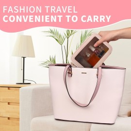 LOFOWN Clear Makeup Bag Small Cosmetic & Toiletry Bag Waterproof Travel Case Women\'s Pouch Organizer Makeup Bag for Car with Zipper (Pink, Small-1) LOFOWN Clear Makeup Bag Small Cosmetic & Toiletry Bag Waterproof Travel Case Women\'s Pouch Organizer Makeup Bag for Car with Zipper (Pink, Small-1)