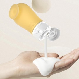 LilyAbeille Travel Bottles for Toiletries with Suction Cup, 4 Pack TSA Approved Travel Size Containers Leak Proof, 3oz Refillable Travel Accessories Shampoo Conditioner Bottles with Toiletry Bag