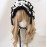 TTYAO REII Lolita Accessories Gothic Lolita Headband Girls Hair Accessories Bow Lolita Maid Headdress for Cosplay Party (Black and White)