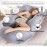 HychYAYA 60 Inch Full Body Pregnancy Pillows for Sleeping Cooling Pregnancy Pillow,U Shaped Pregnancy Body Pillow,Maternity Pillows for Pregnant Women with Removable Washable Velvet Cover.(Grey)