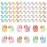 HAKFOO 60 Pcs Glitter Mini Resin Ducks Tiny Ducks Miniature Figures Cute Colorful Mini Duck Ornament Ducks Decor for DIY Projects Garden Dollhouse Aquarium Home Birthday Wedding Christmas