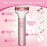 Electric Razor for Women Removal MKIOVH Women\'s Cordless Portable 4 in 1 Painless Shaver, for Body Face Shavers Nose Hair Trimmer Bikini Area Armpit Pubic Underarms Legs Eyebrow (Pink)
