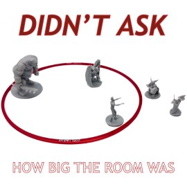 Futhark Area of Effect Spell Templates, Set of 16 - Acrylic AOE Damage Marker for DND and Other RPG