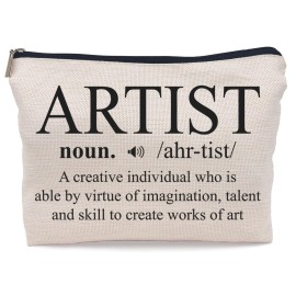 Lacosu Artist Makeup Bag, Artist Gifts for Women, Best Gifts for Artists, Gifts for Artists, Artist Birthday Gift, Artist Definition Small Makeup Cosmetic Bag for Purse