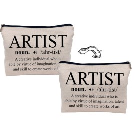 Lacosu Artist Makeup Bag, Artist Gifts for Women, Best Gifts for Artists, Gifts for Artists, Artist Birthday Gift, Artist Definition Small Makeup Cosmetic Bag for Purse Lacosu Artist Makeup Bag, Artist Gifts for Women, Best Gifts for Artists, Gifts for Artists, Artist Birthday Gift, Artist Definition Small Makeup Cosmetic Bag for Purse