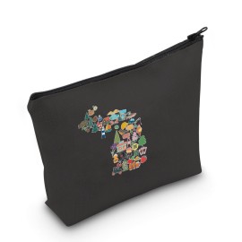 MNIGIU MI Cosmetic Bag Welcome to MI Gift Travel Gift (MI BLK Cosmetic)
