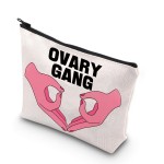 JNIAP OB GYN Makeup Bag OB GYN Doctor Gifts Ovary Gang Gynecologist Bag Gynecologist Obstetrician Gift OBGYN Squad Gift (Ovary Gang)