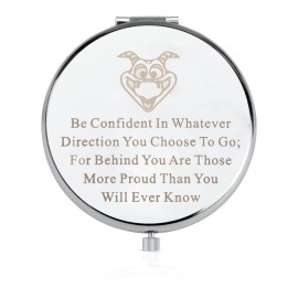 LQRI Cartoon Makeup Mirror Purple The Dragon Gift Lover Merchandise Purple The Dragon Fan Gift