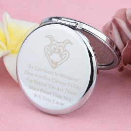 LQRI Cartoon Makeup Mirror Purple The Dragon Gift Lover Merchandise Purple The Dragon Fan Gift