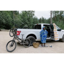 PackTowl Lightweight Microfiber Hooded Changing Poncho, Botanical, Large/Extra Large