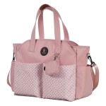 SUPROMOMI Diaper Tote: Large Baby Bag for Boy Girl,Shoulder Mommy Bag Can Make Twins and 2 Kids Nappy Package Mom Hospital Use Pink