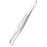 2Pcs Silver Stainless Steel Eyebrow Tweezer Eyebrow Trimmer Shaper Facial Hair Remover Puller Slanted Tip Makeup Beauty Tools Practical Design Hair Removal Tweezers