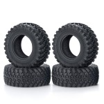 QUPA AM STORE RC Rubber Micro Tires 38mm with Foam Insert 4pcs for 1/18 Kyosho Mini Z 4x4 Jimny
