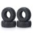 QUPA AM STORE RC Rubber Micro Tires 38mm with Foam Insert 4pcs for 1/18 Kyosho Mini Z 4x4 Jimny