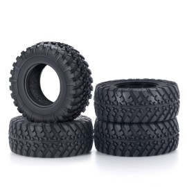 QUPA AM STORE RC Rubber Micro Tires 38mm with Foam Insert 4pcs for 1/18 Kyosho Mini Z 4x4 Jimny