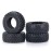 QUPA AM STORE RC Rubber Micro Tires 38mm with Foam Insert 4pcs for 1/18 Kyosho Mini Z 4x4 Jimny