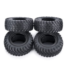 QUPA AM STORE RC Rubber Micro Tires 38mm with Foam Insert 4pcs for 1/18 Kyosho Mini Z 4x4 Jimny