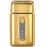 Electric Foil Shavers for Men Barbers - Dual Foils Shaver for Bald Head, Fades, Hairline with Gold Titanium Foil Cutters - Precise Face Razors for Clean Beard Stubble Shaving Type-C Rechargeable