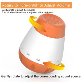 Sound Machine for Baby Sleeping,Portable Baby Sleep Soother,Sleep Sounds Machine with \'shu shu\' for Newborn Kids,White Noise Sound Machine for Adult, 6 Soothing Sounds Easy Oprate-Great Gift