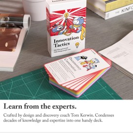 Pip Decks Innovation Tactics Card Deck, Business Tool to Improve Your Innovation Process and Product Design Strategy, 54 Cards in a Case
