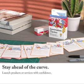 Pip Decks Innovation Tactics Card Deck, Business Tool to Improve Your Innovation Process and Product Design Strategy, 54 Cards in a Case