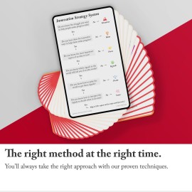 Pip Decks Innovation Tactics Card Deck, Business Tool to Improve Your Innovation Process and Product Design Strategy, 54 Cards in a Case