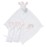 Angel Dear - White Unicorn, Pair and A Spare Blankie Set
