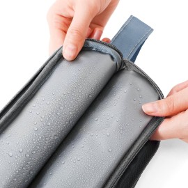 Vipdeal Kids Toiletry Bag for Boys, Travel Toiletry Bag for Little Young Boys Waterproof Hanging Wash Bag Toddler Traveling Toiletries, Construction Grey