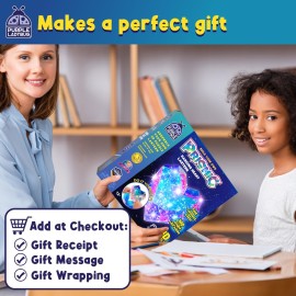 Prismic Heart-Shaped DIY Lantern Craft Kit - Brithday Gifts for Kids 8-12, Gifts for 8-12 Years Old Summer, 3D Light-Up Room Decor for Girls, Creative Night Light Arts & Crafts Set for Kids