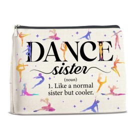 YeleY Dancing Gifts for Women Girls, Dance Sister Makeup Bag, Dance Lover Gift for Dancer Dance Teacher, Ballet Dancer Gift Cosmetic Bag, Dance Teams Gifts Makeup Zipper Pouch YeleY Dancing Gifts for Women Girls, Dance Sister Makeup Bag, Dance Lover Gift for Dancer Dance Teacher, Ballet Dancer Gift Cosmetic Bag, Dance Teams Gifts Makeup Zipper Pouch