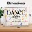 YeleY Dancing Gifts for Women Girls, Dance Sister Makeup Bag, Dance Lover Gift for Dancer Dance Teacher, Ballet Dancer Gift Cosmetic Bag, Dance Teams Gifts Makeup Zipper Pouch