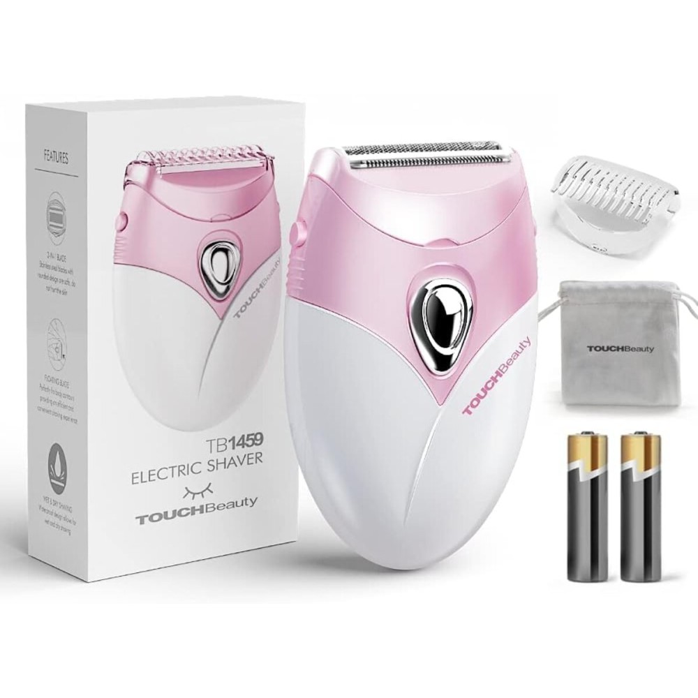 TOUCHBeauty Upgrade Electric Shaver for Women, Razor Cordless for Silky & Smooth Skin, Wet/Dry, Best for Travel (Pink) TOUCHBeauty Upgrade Electric Shaver for Women, Razor Cordless for Silky & Smooth Skin, Wet/Dry, Best for Travel (Pink)